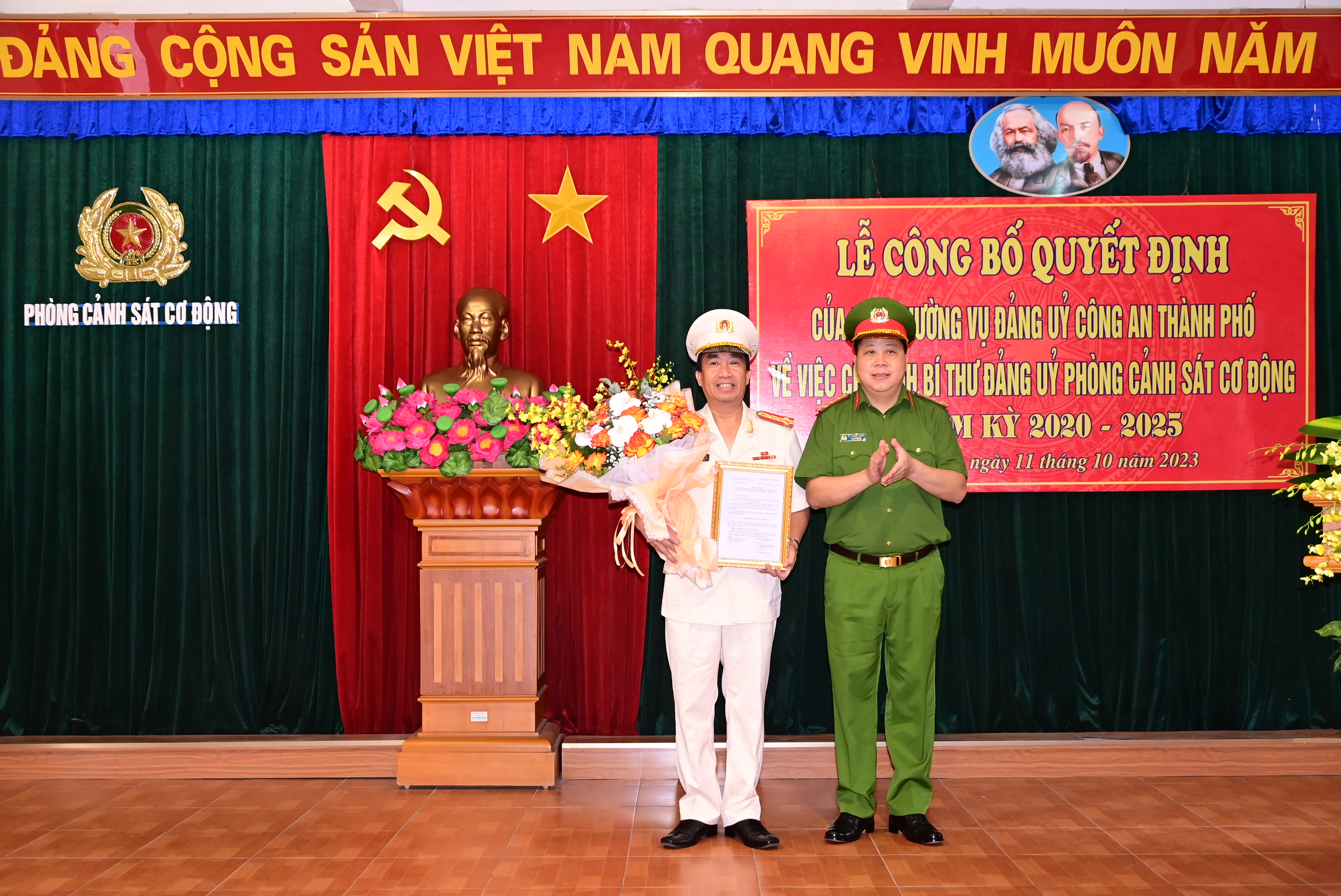 Chỉ định Bí thư Đảng ủy Phòng Cảnh sát cơ động Công an thành phố